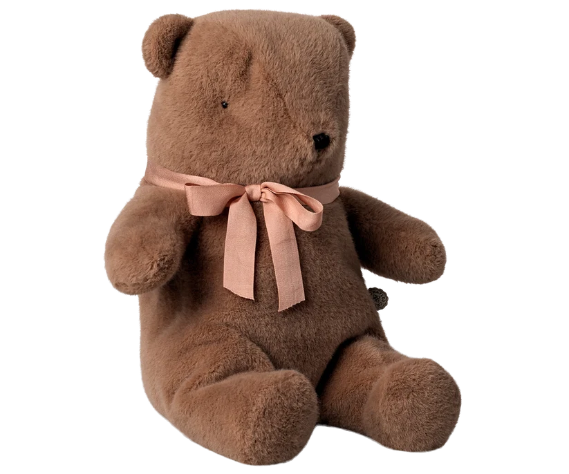 Bamse, plys, Medium - Lys brun
