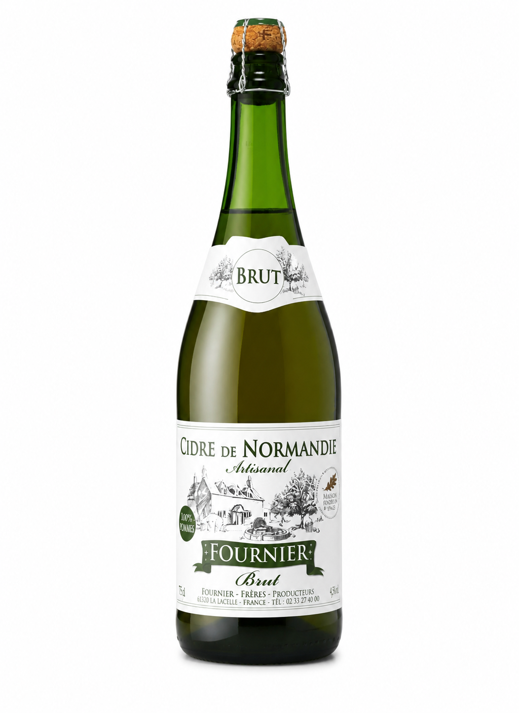 Cidre Brut 4.5% Bio 75cl