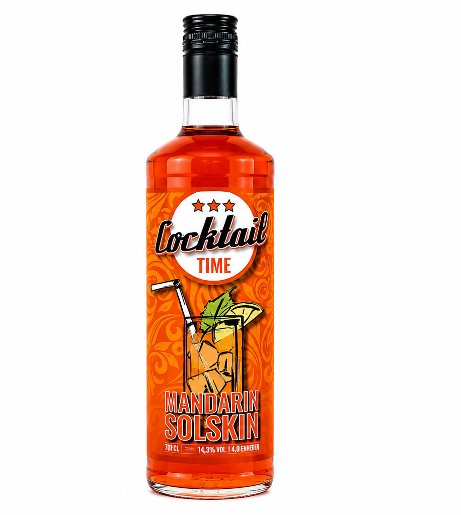 Mandarin Solskin Cocktail Time 37,5% 100 cl