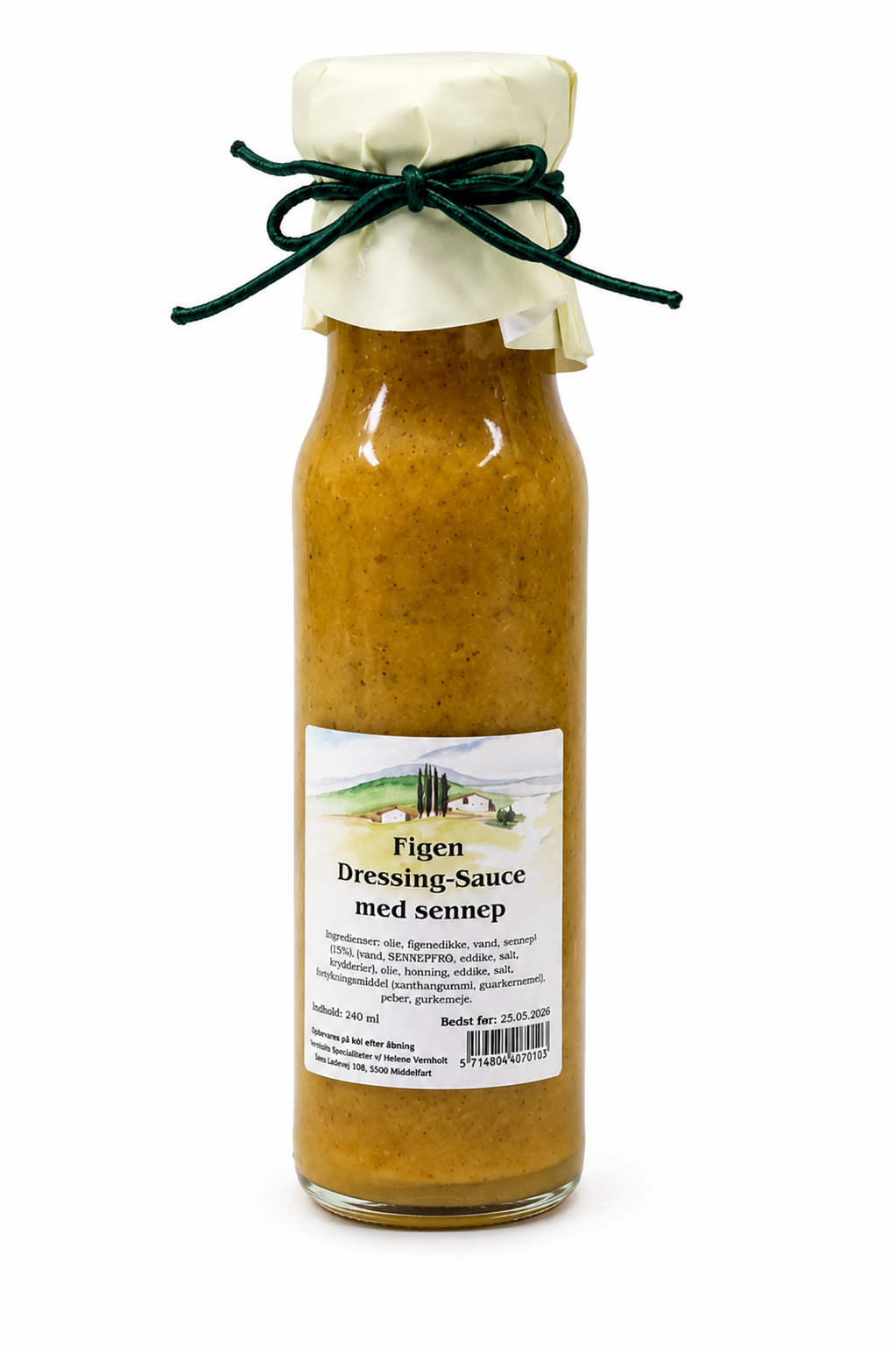 Figendressing m. sennep 220ml