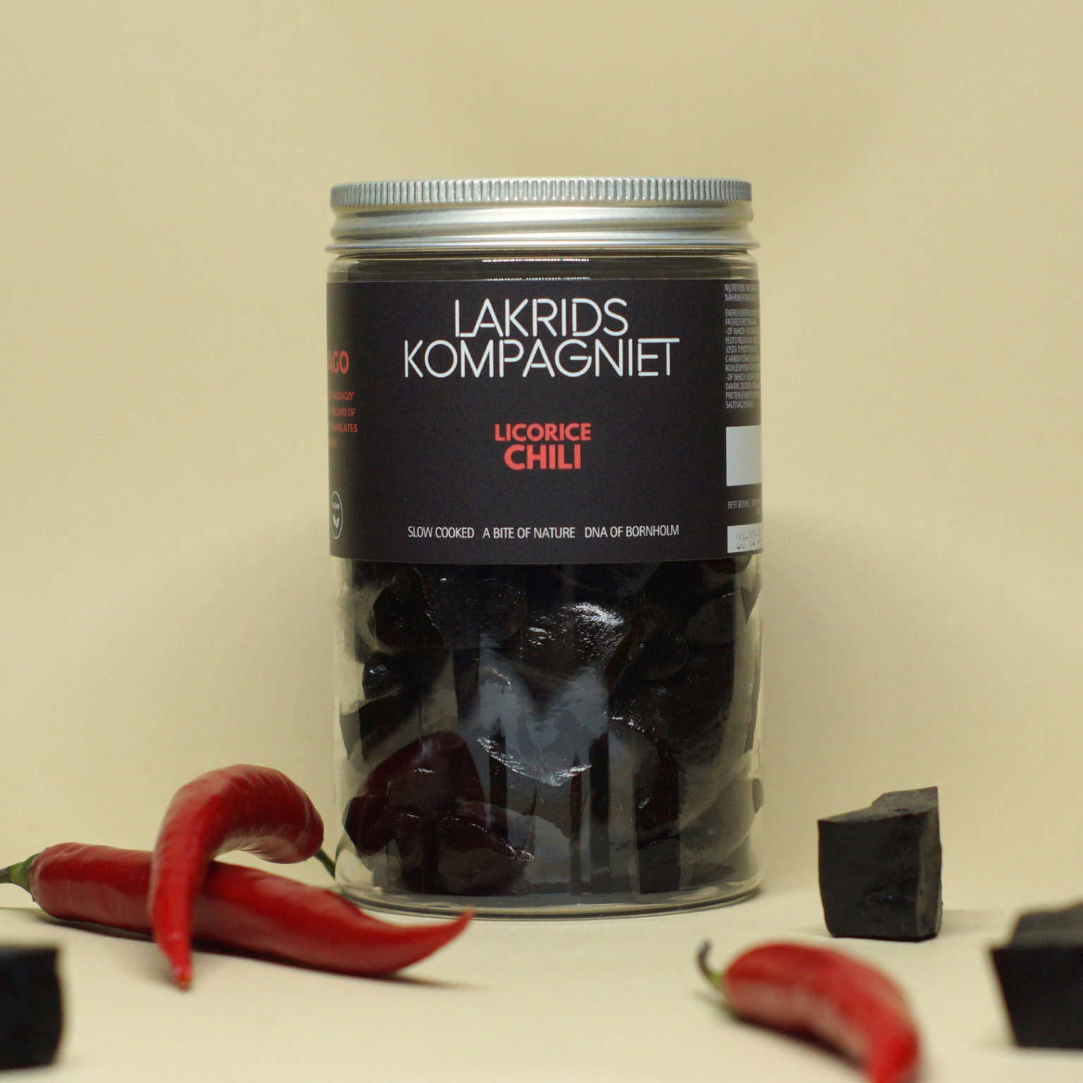 Salmiak lakrids med chili - 280g