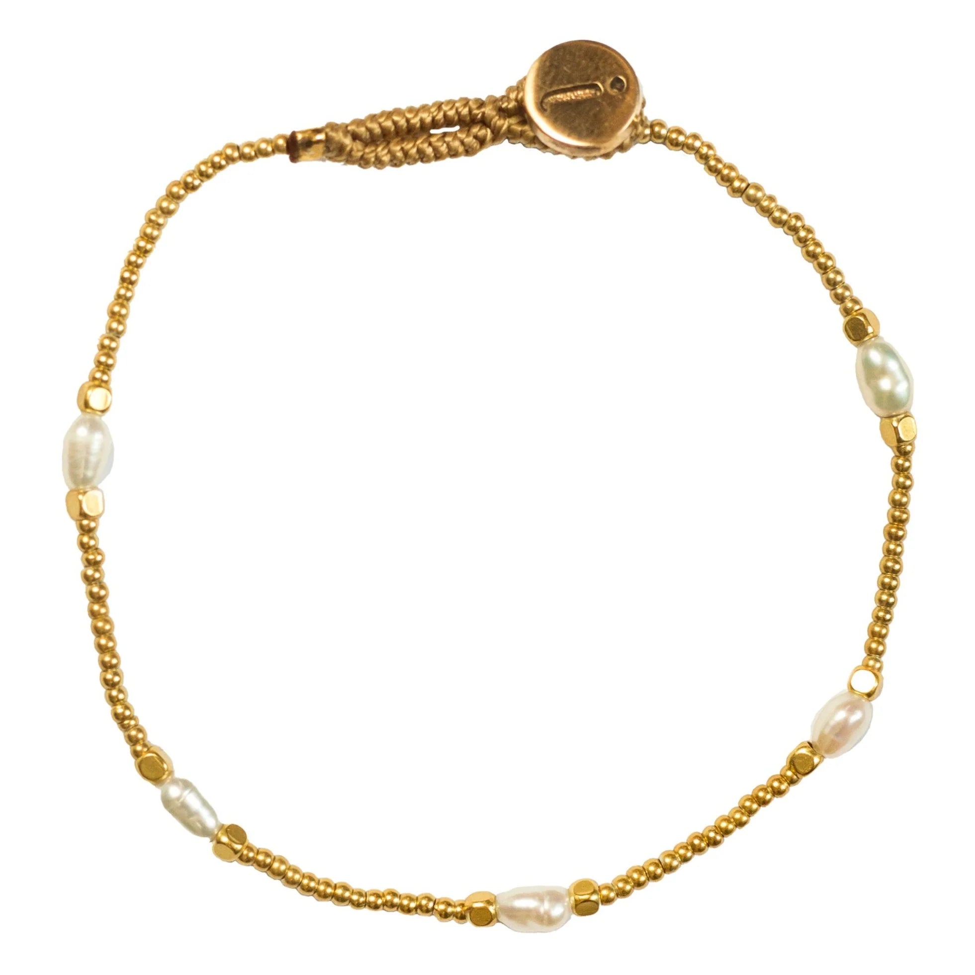 Armbånd Lulu Round - Pearl