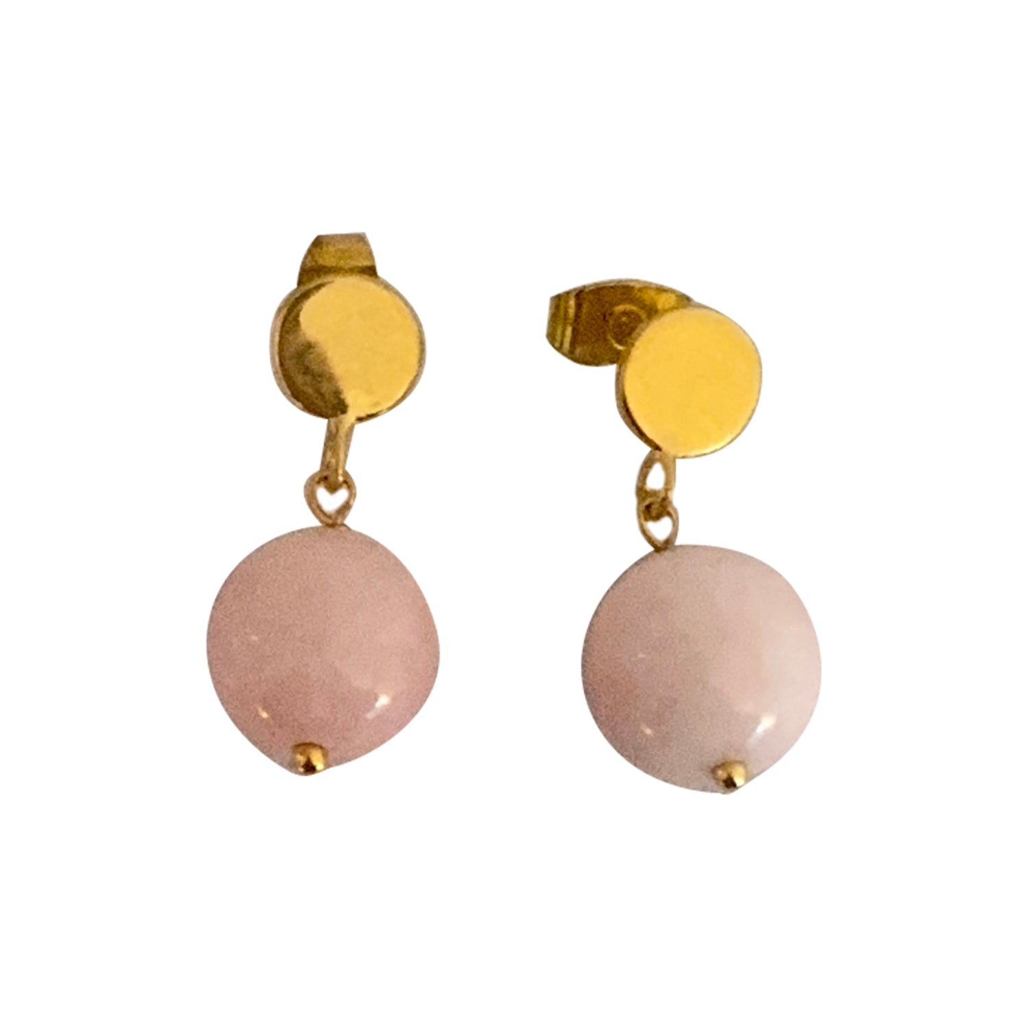 Stud Bo - Rose Quartz