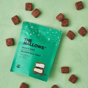 FROSTY MINT & MILK CHOC – SKUMFIDUSER MED MINT & MÆLKE CHOKOLADE 90G