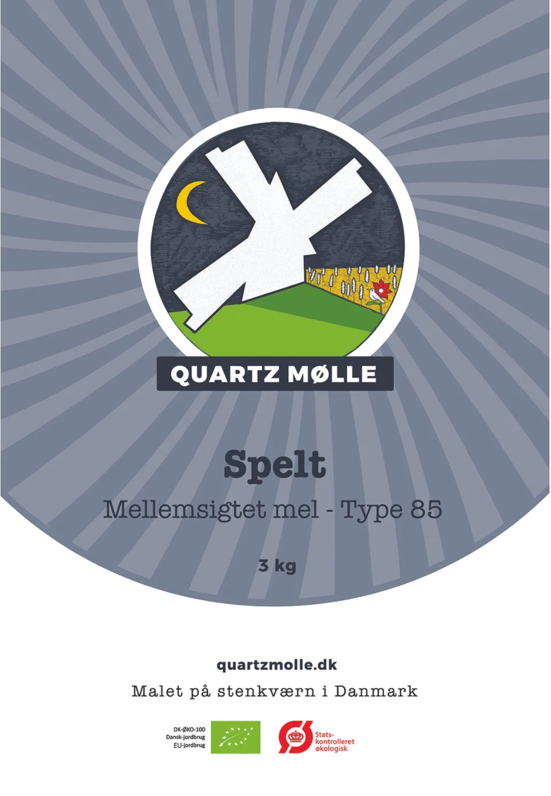 Quartz Spelt mellemsiget 3kg
