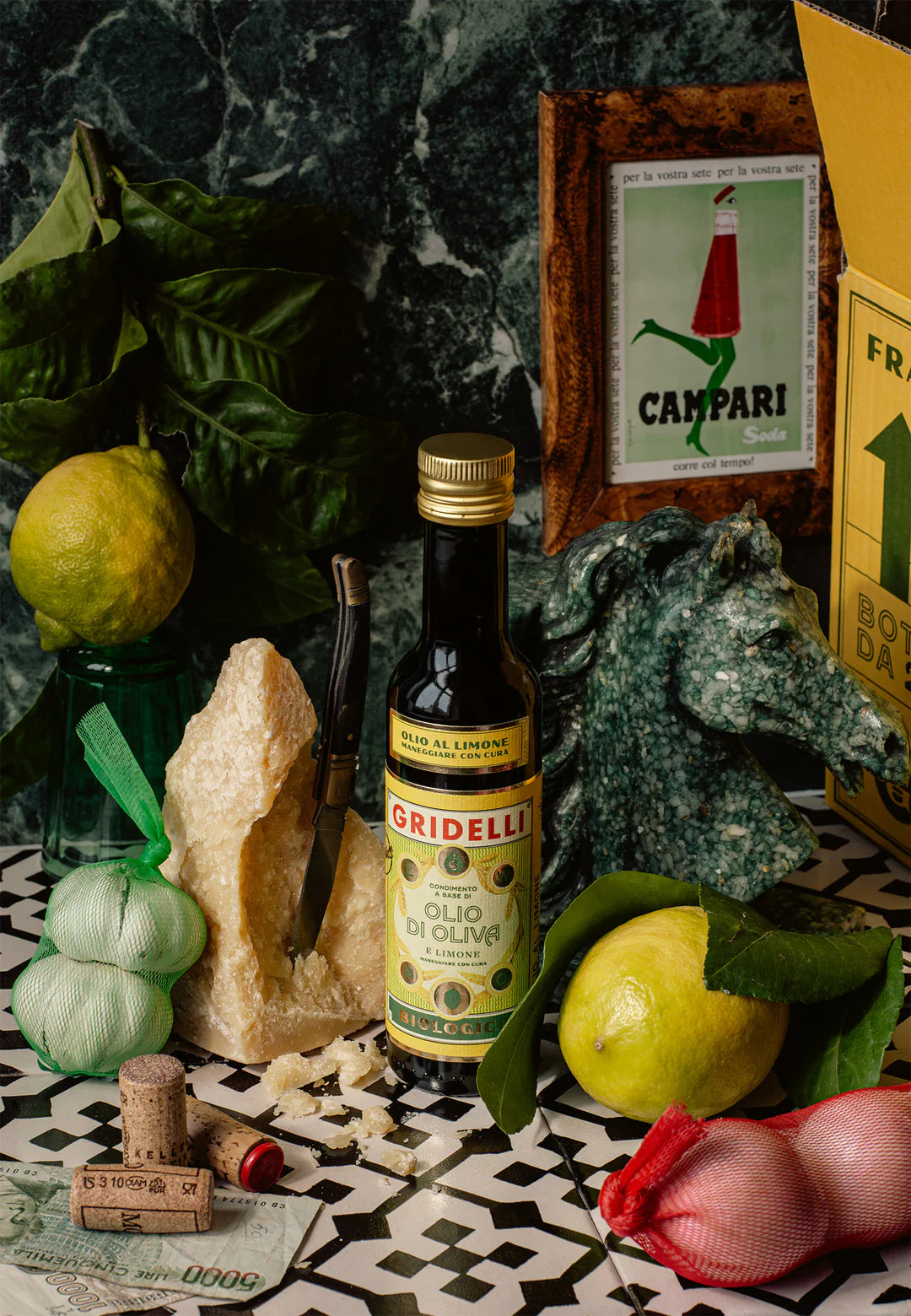 Gridelli - Ekstra Jomfru Olivenolie Med Citron, Olio Al Limone