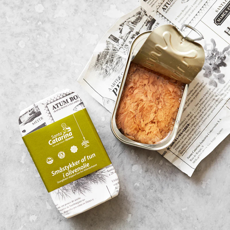 Tun i økologisk olivenolie 120G