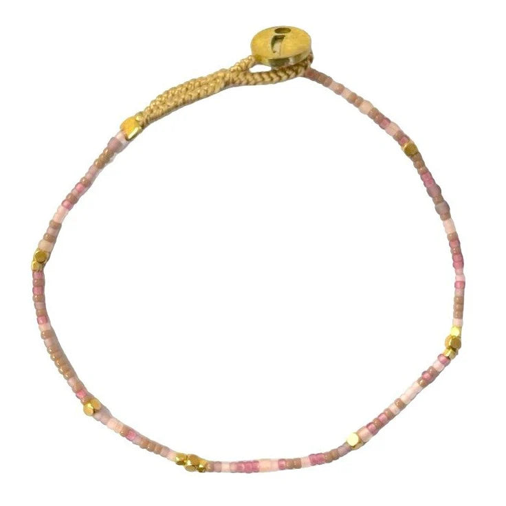 Armbånd Lulu Raindrop - Mix Pink