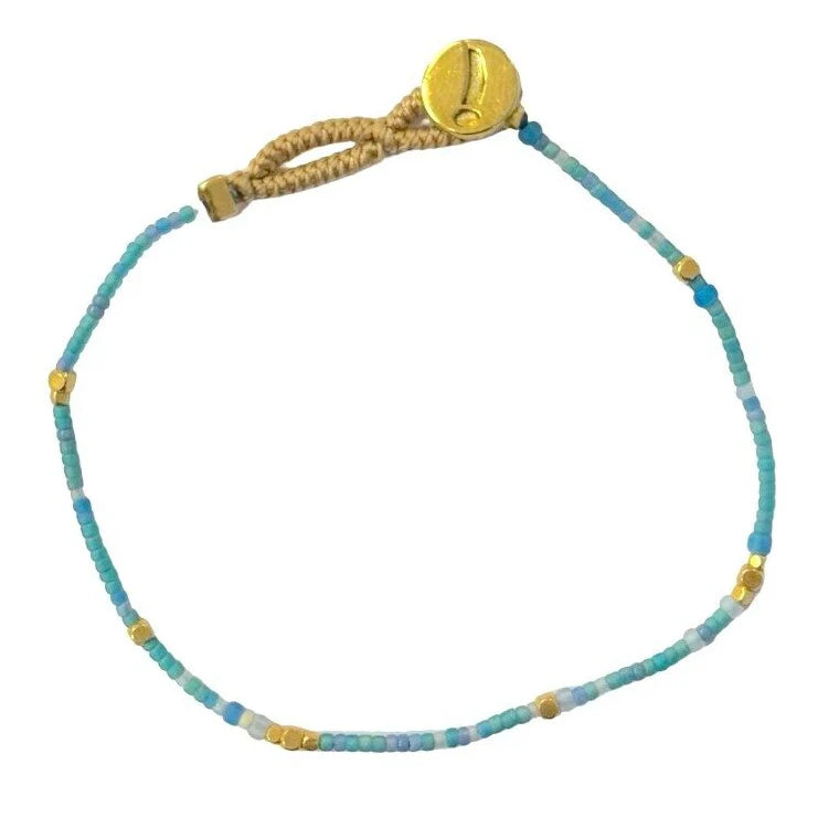 Armbånd Lulu Raindrop - Mix Teal