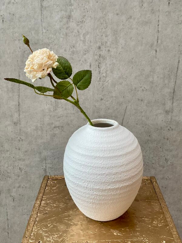 Rose vintage creme h 45 cm