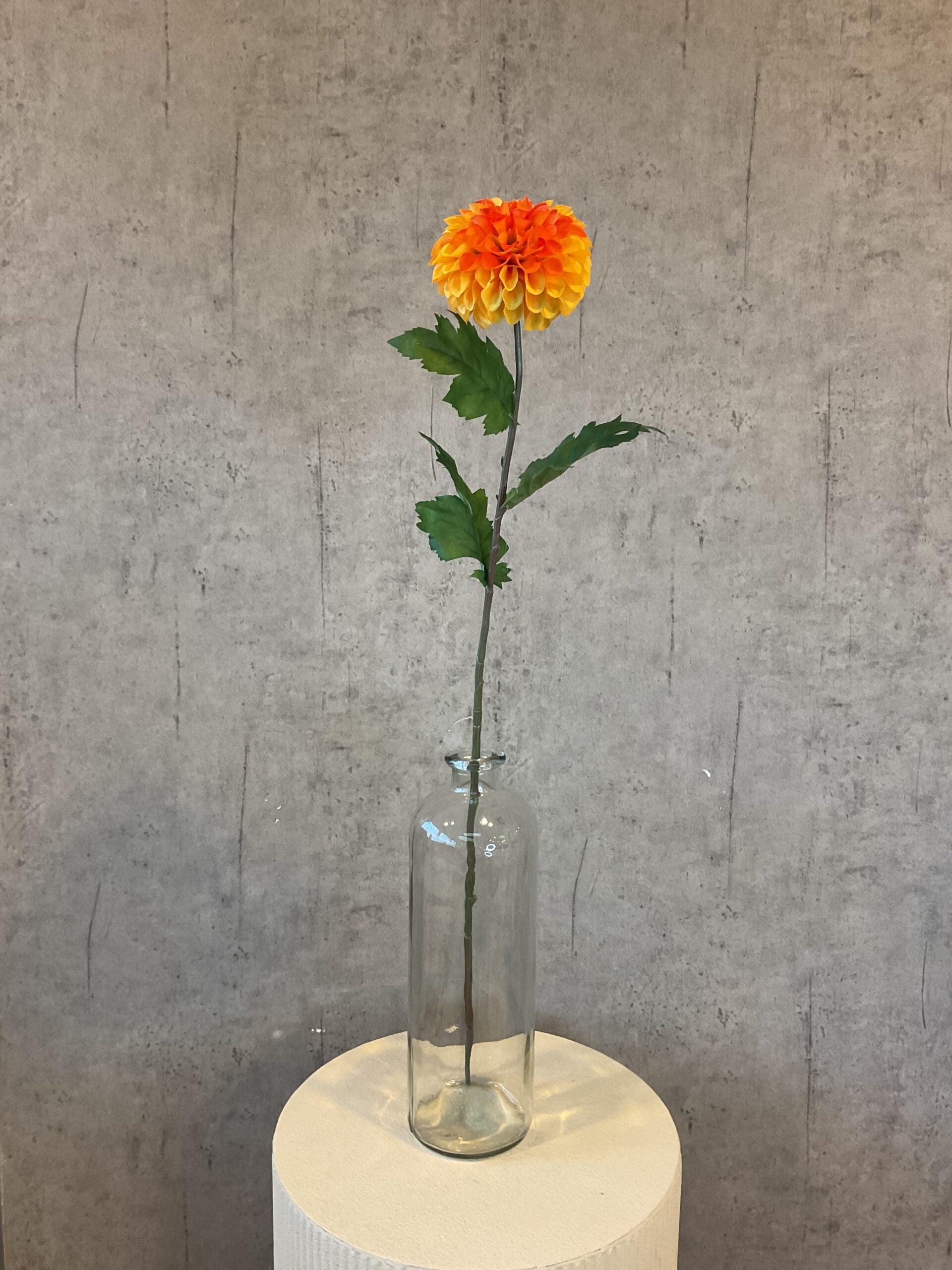 Dahlia orange h 75 cm
