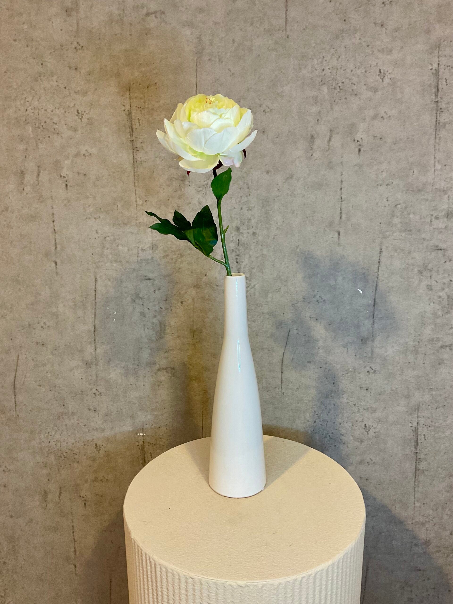 Peony hvid h 48cm