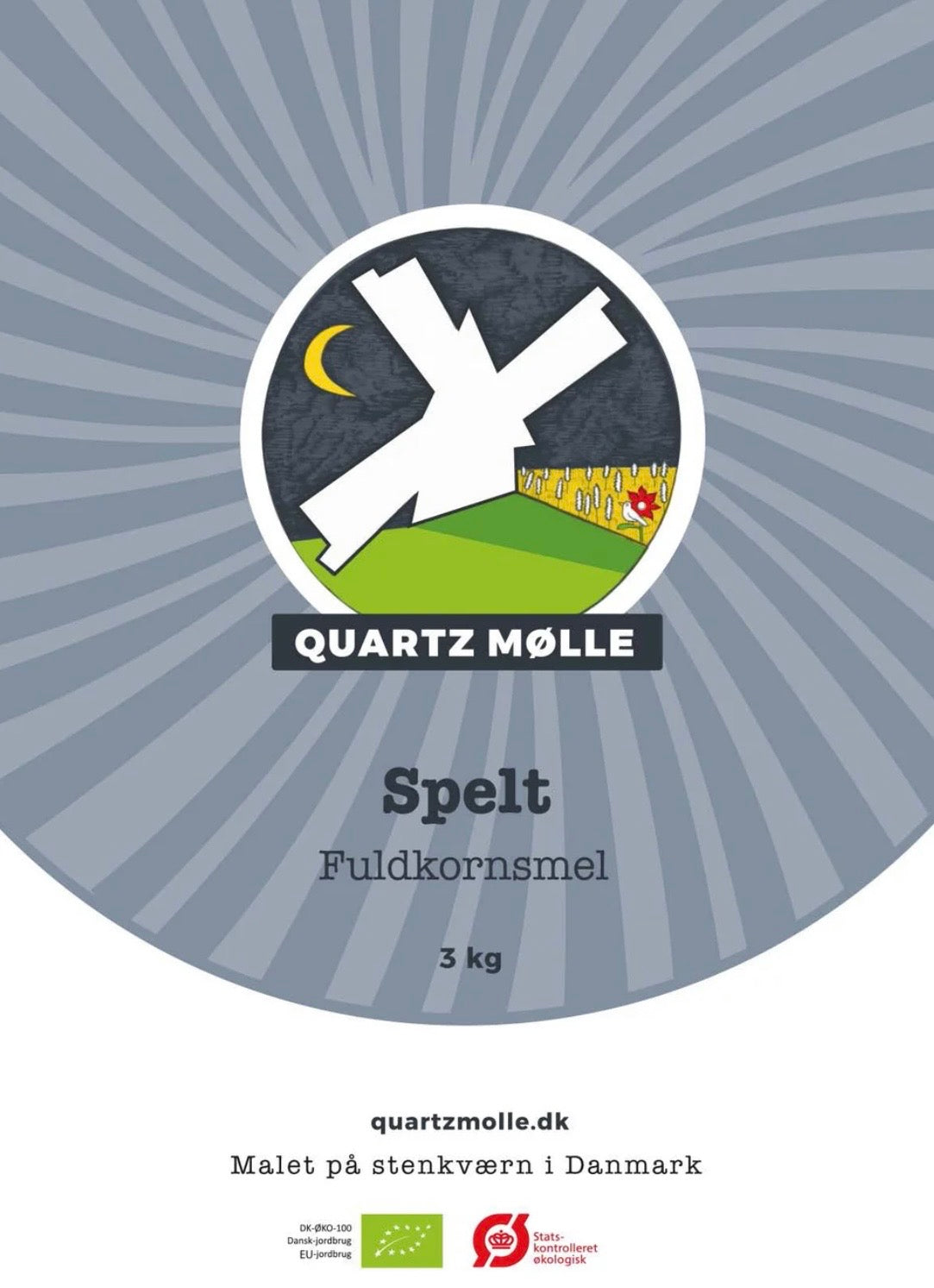 Spelt Fuldkorn 3 kg