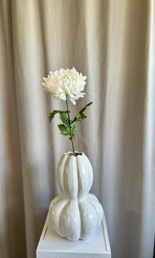Chrysanthemum hvid h 75 cm