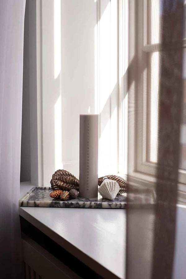 Kalenderlys med 24 øjeblikke af selvforkælelse