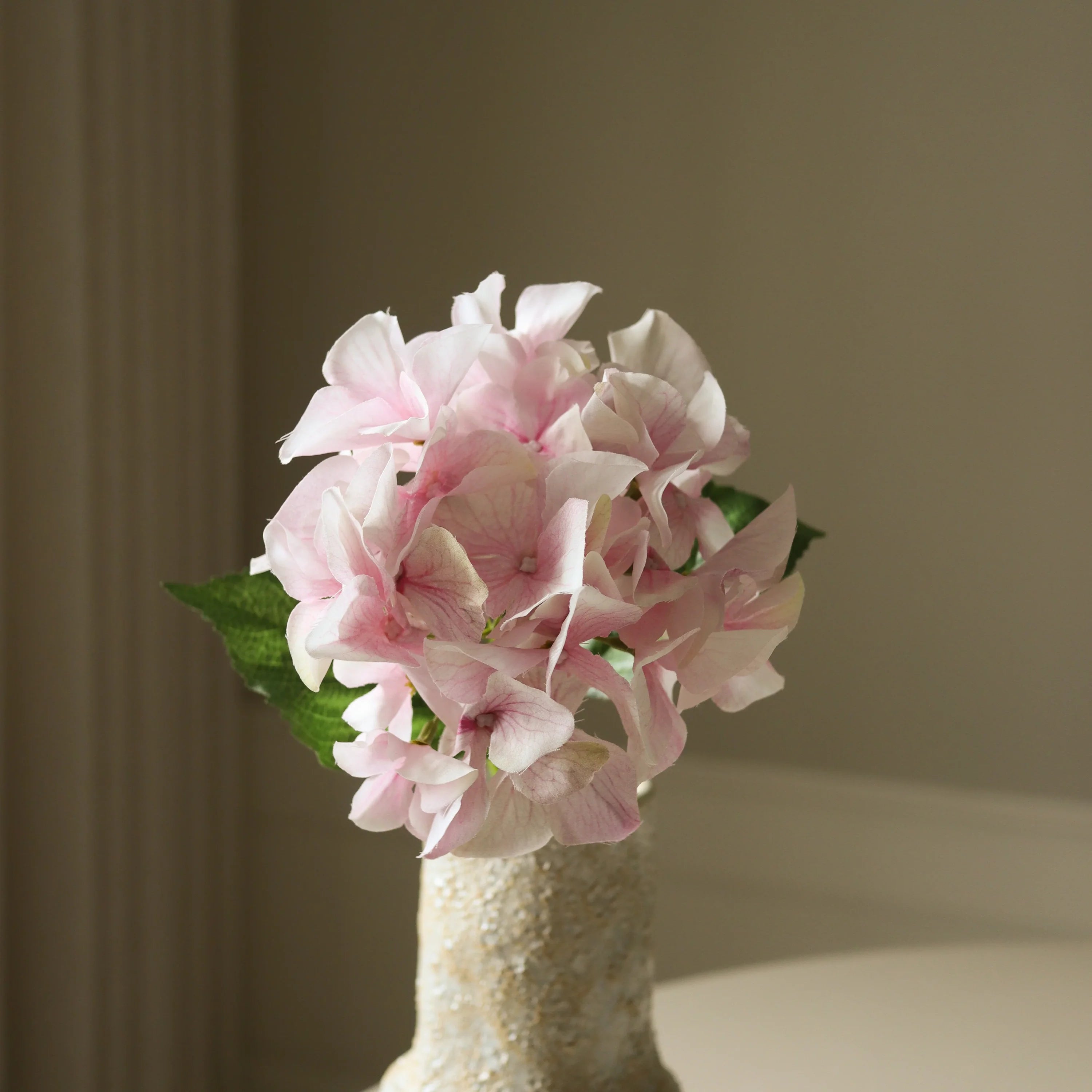 Lyserød Hydrangea Macrophylla Blomst
