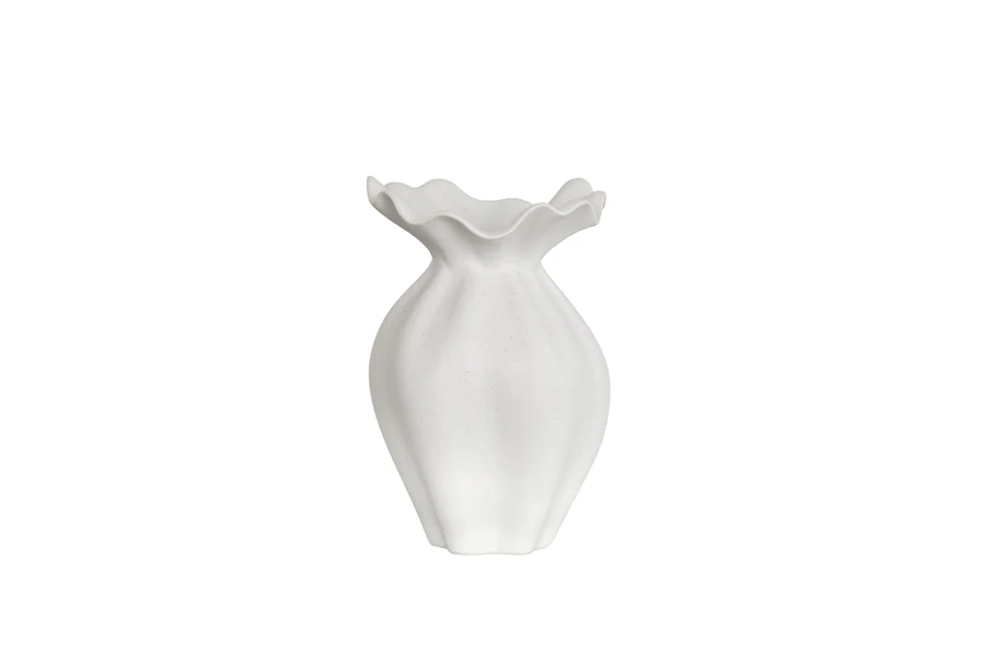 Nellie Vase - Off White Small