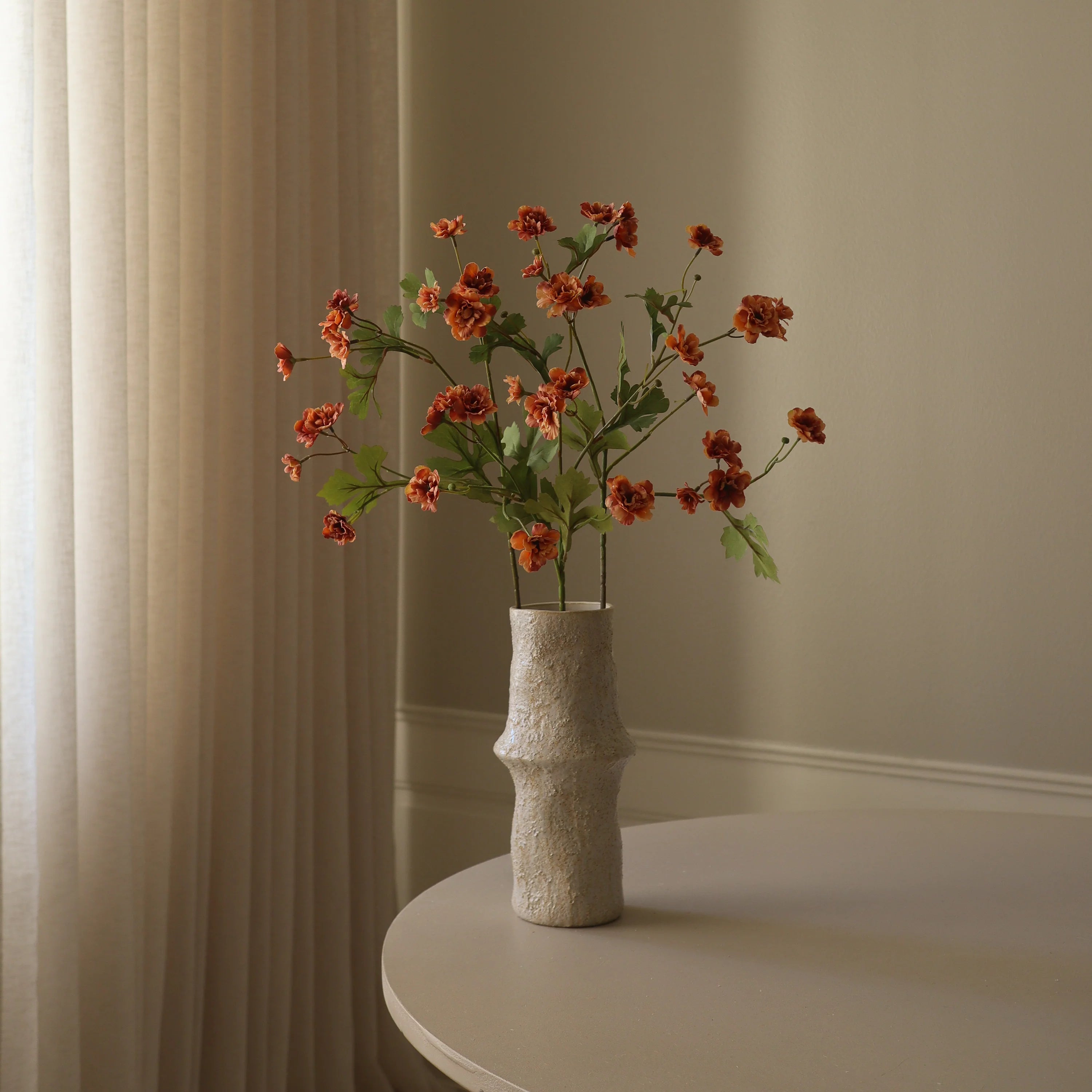 Orange Zinnia Blomster