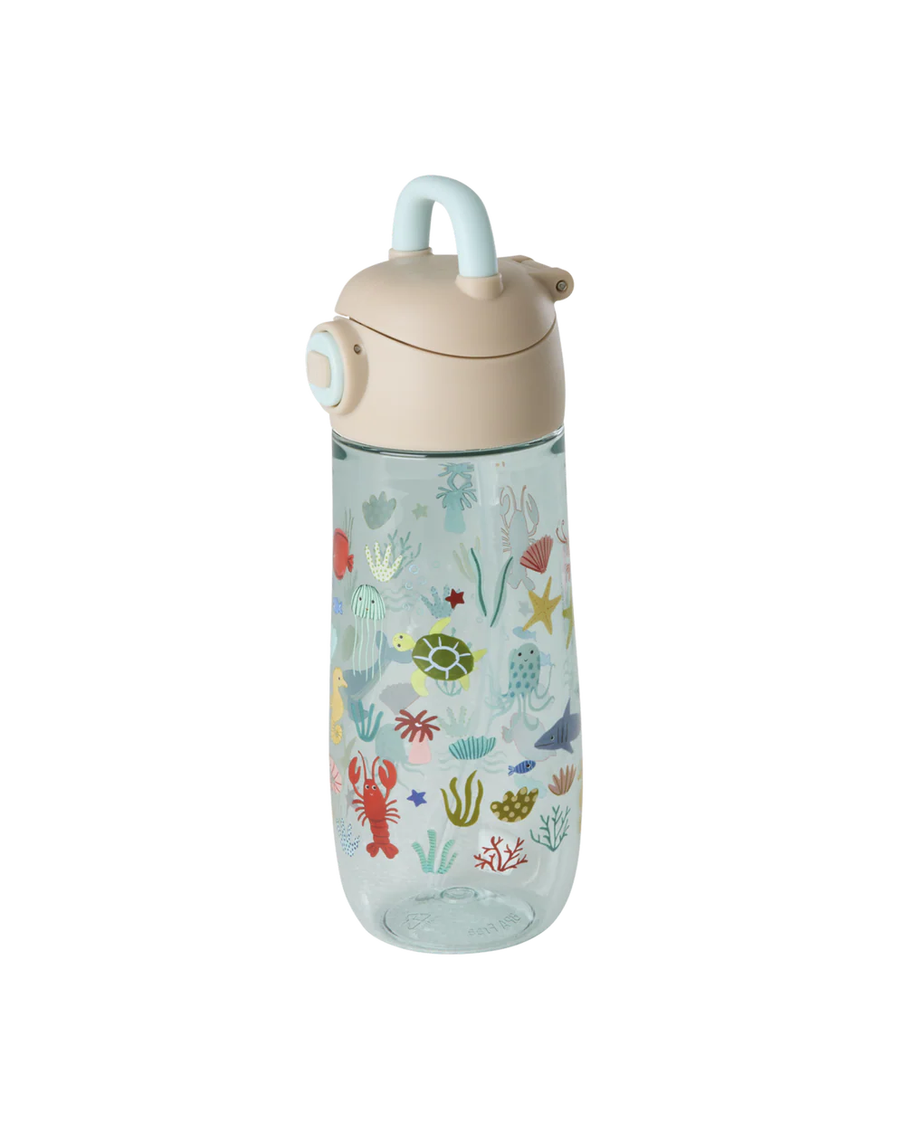 Tritan Drikkedunk Blå Ocean Print