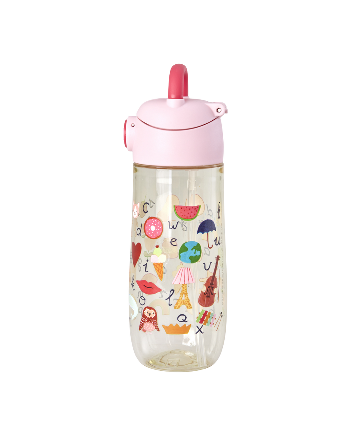 RICE drikkedunk – ABC – lyserød – 550 ml