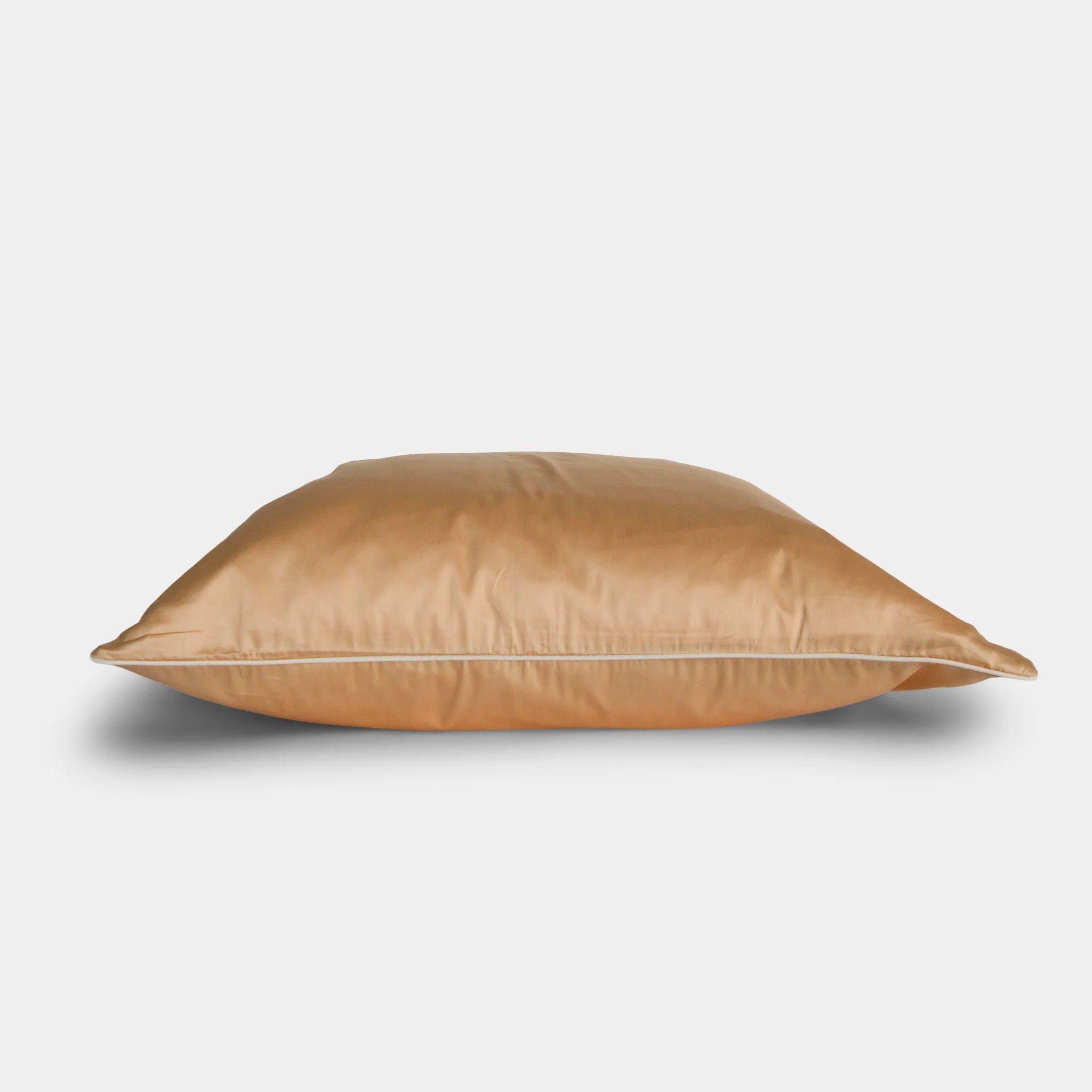Bomuldssatin pudebetræk - Khaki 50x70