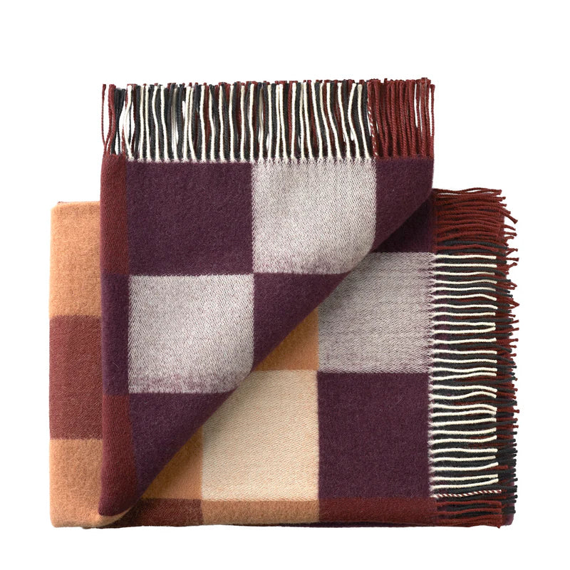 Warm Red Plain Beat 130x190 cm