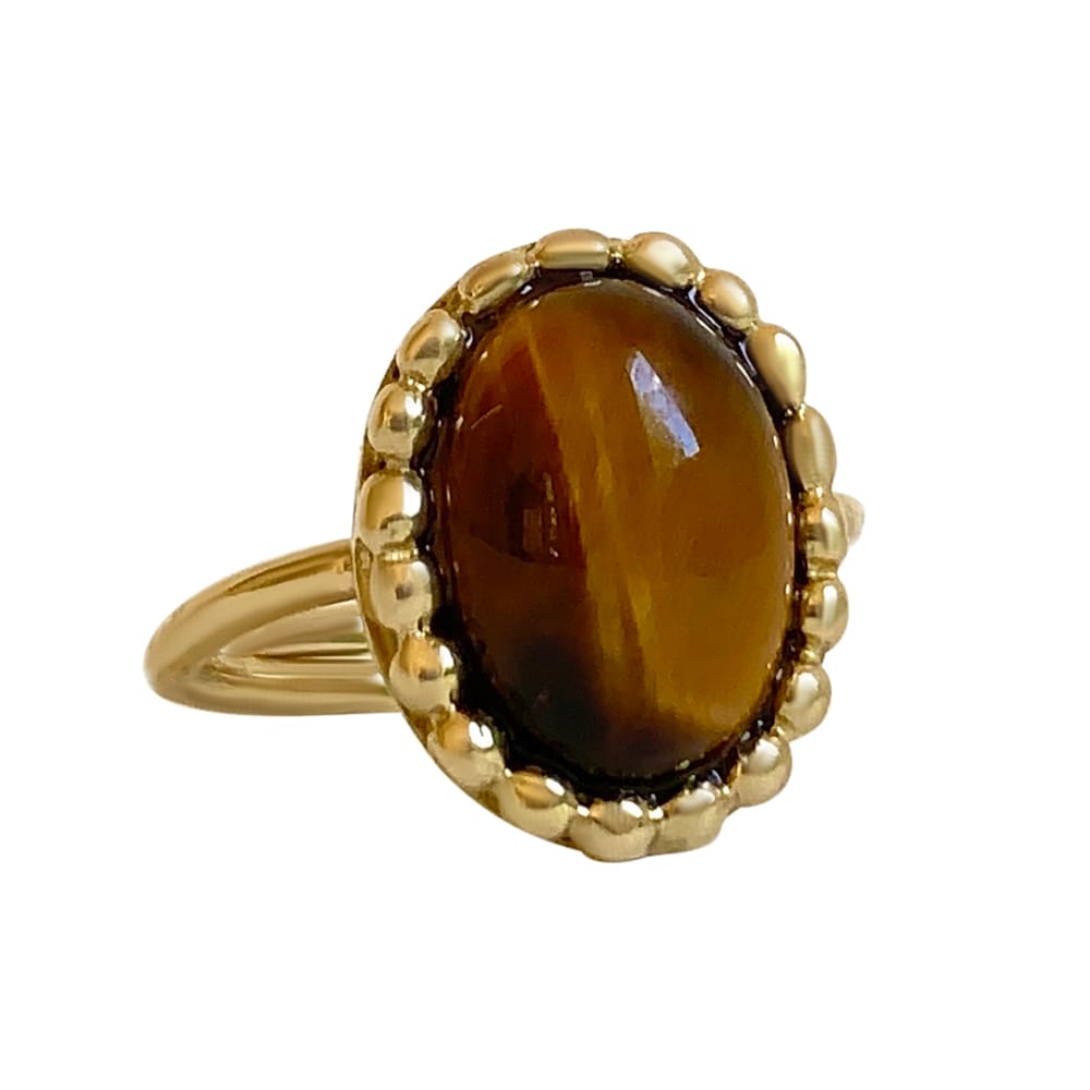 Ring Belle Stone - Tiger eye
