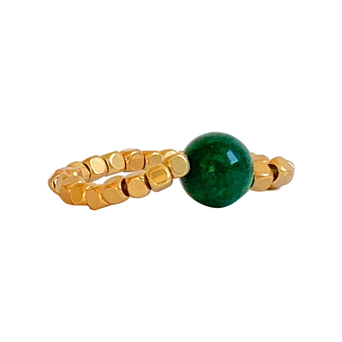 Ring Peggy - Green Jade