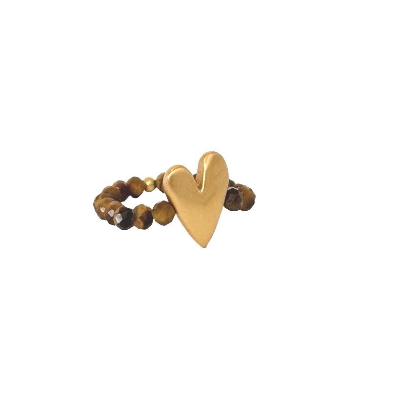 Ring Sweet Heart - Tiger eye