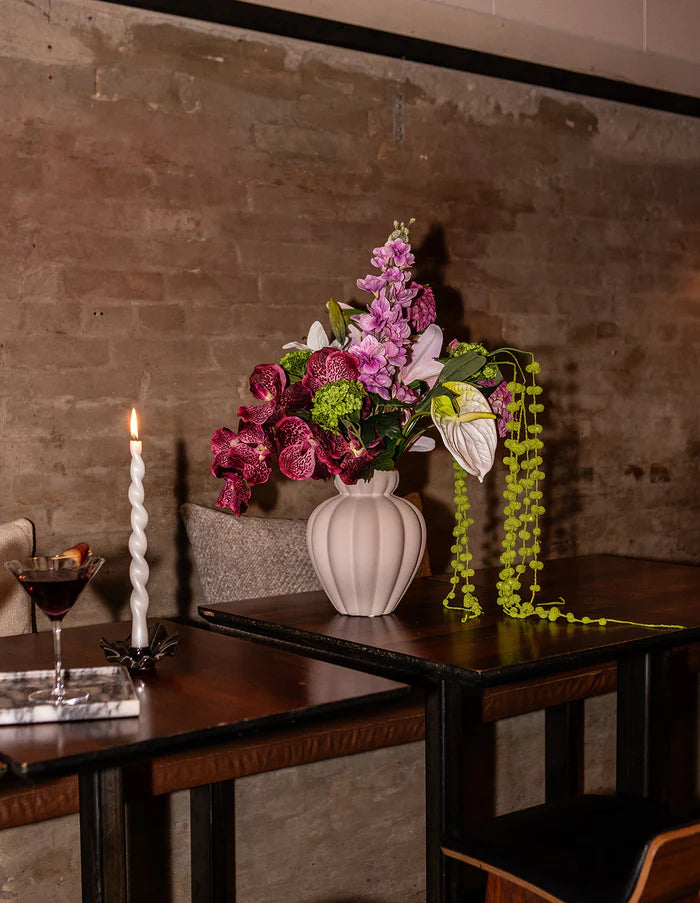 Penelope Vase - Sand Mellem