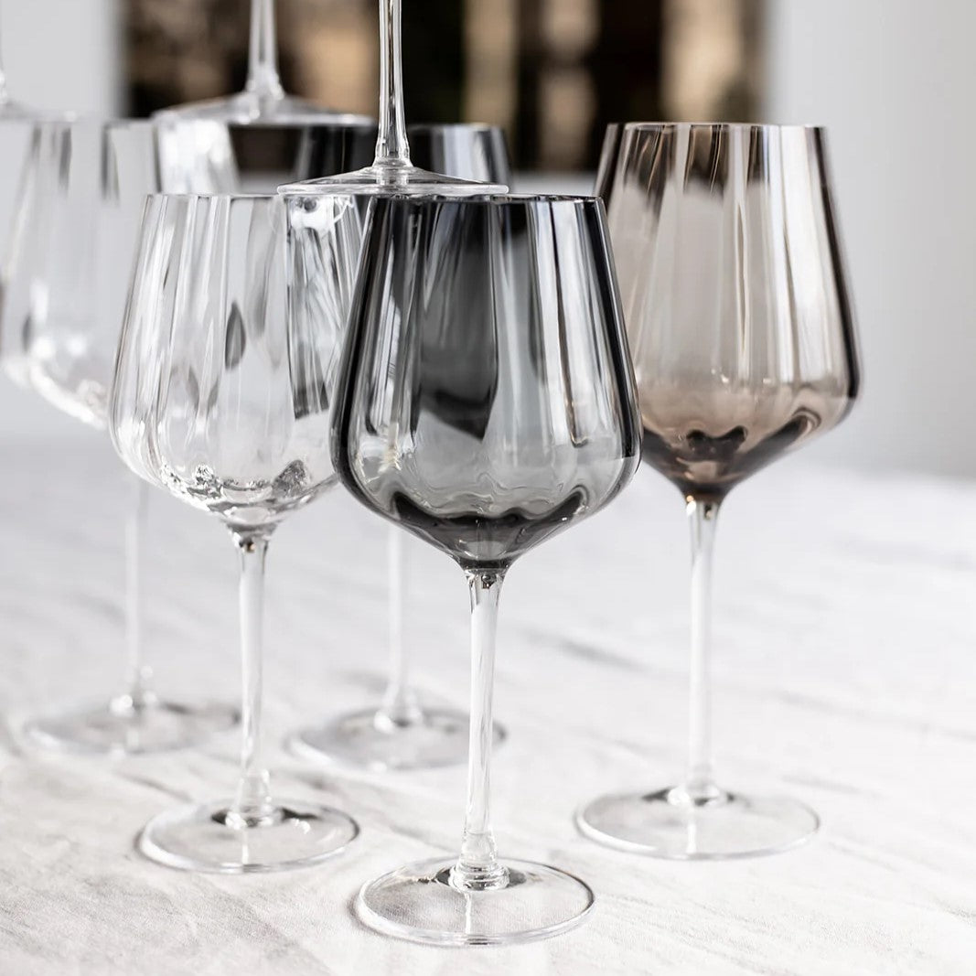 Hvidvins Glas - Grå - Meadow Stemware