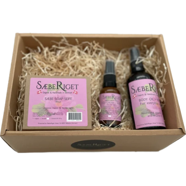SæbeRiget Gavesæt - Rose
