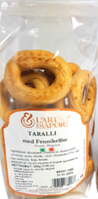 Taralli m. fennikelfrø