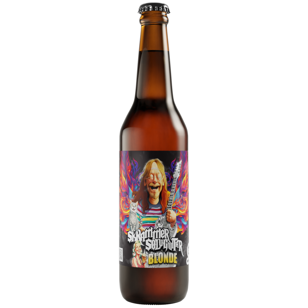 Skrammer Sølvguitar Blonde 7% 50cl