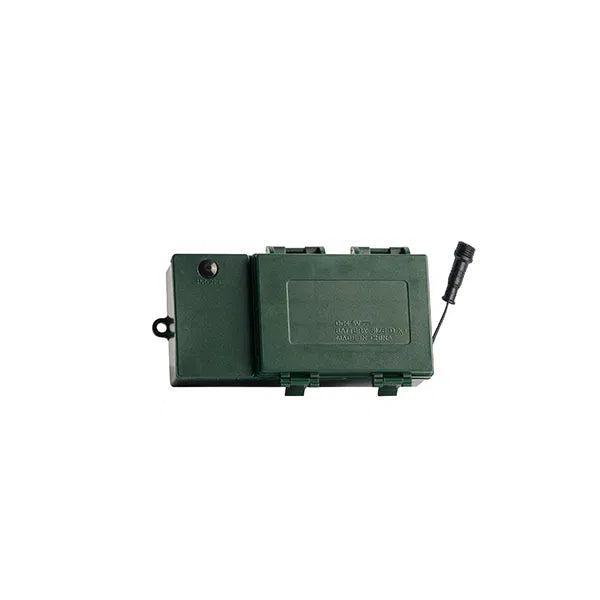 Battery box, plain, Dark green
