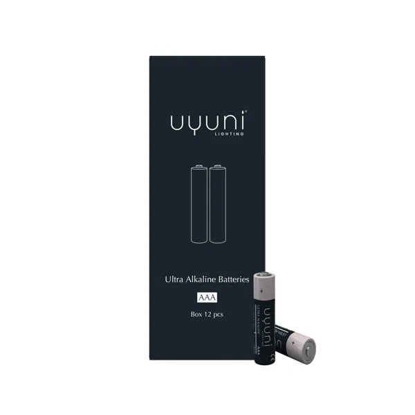 AAA Battery, 1,5V, 1000mAh, 12-pack