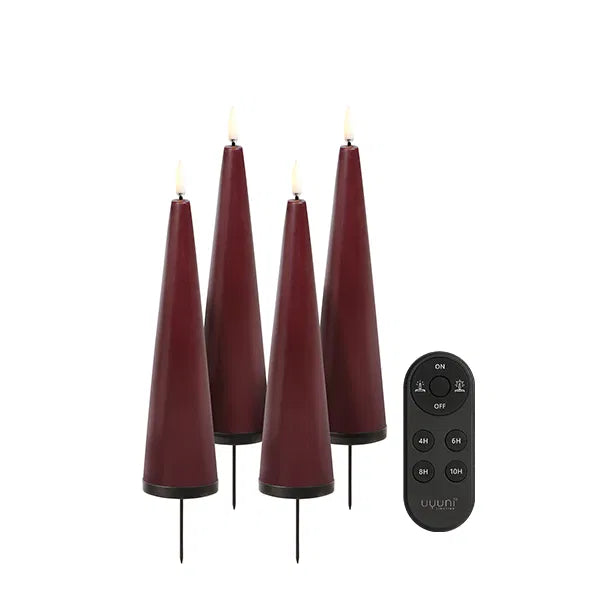 Gaveæske med LED Cone Candle