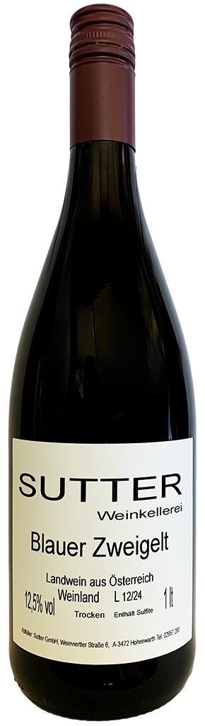 Weingut Sutter - Blauer Zweigelt Landwein