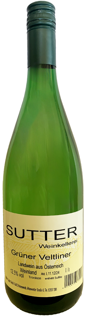 Weingut Sutter – Grüner Veltliner Landwein