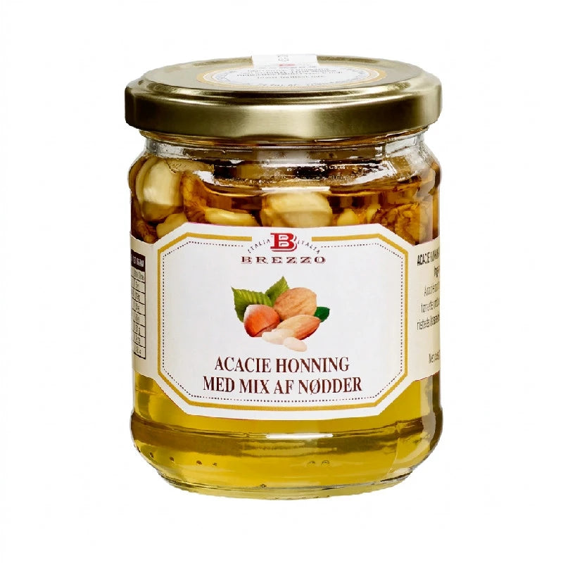 Acacie Honning med Mixed nødder