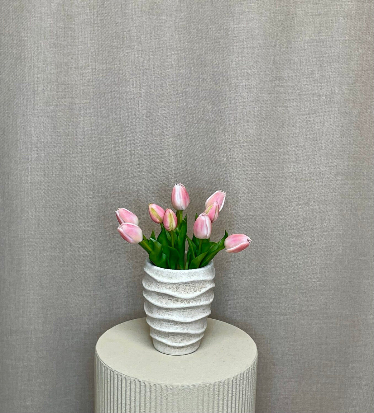 Tulipaner i bundt med 3 stk rosa – 29 cm – inspiration og detaljer