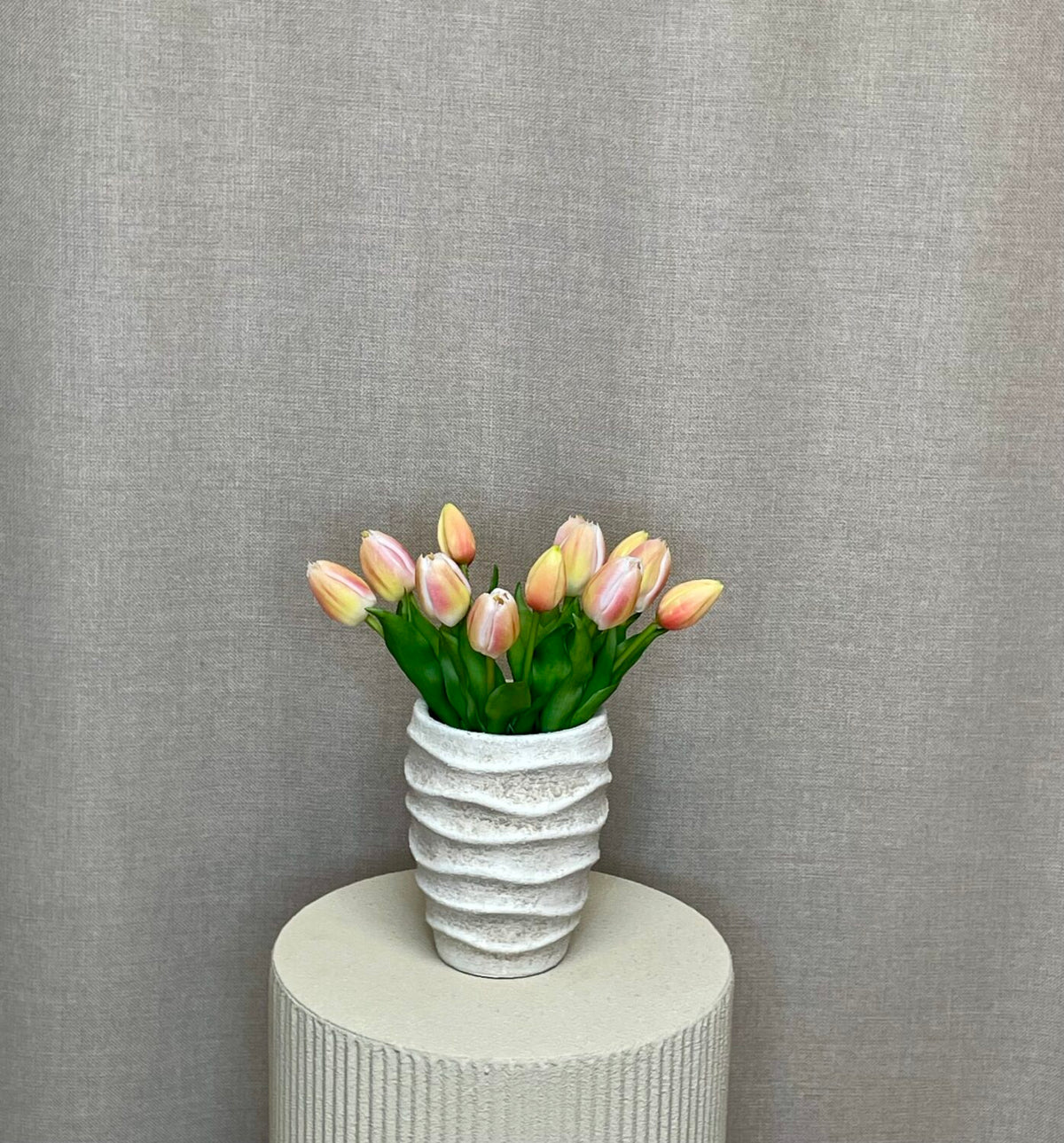 Tulipaner i bundt med 3 stk peach – 29 cm – inspiration og detaljer