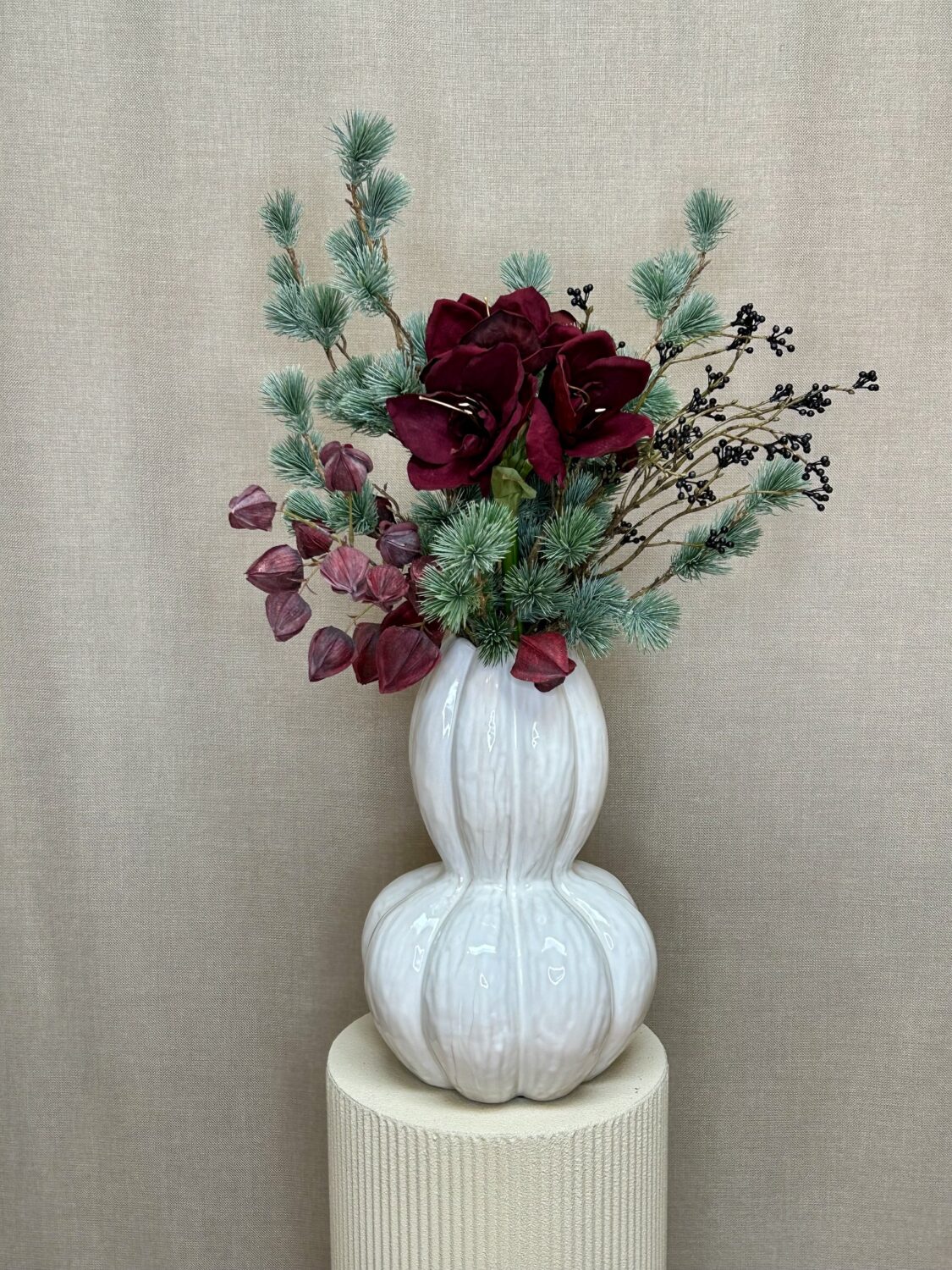 Cedergran støvet grøn – 78 cm – inspiration og detaljer