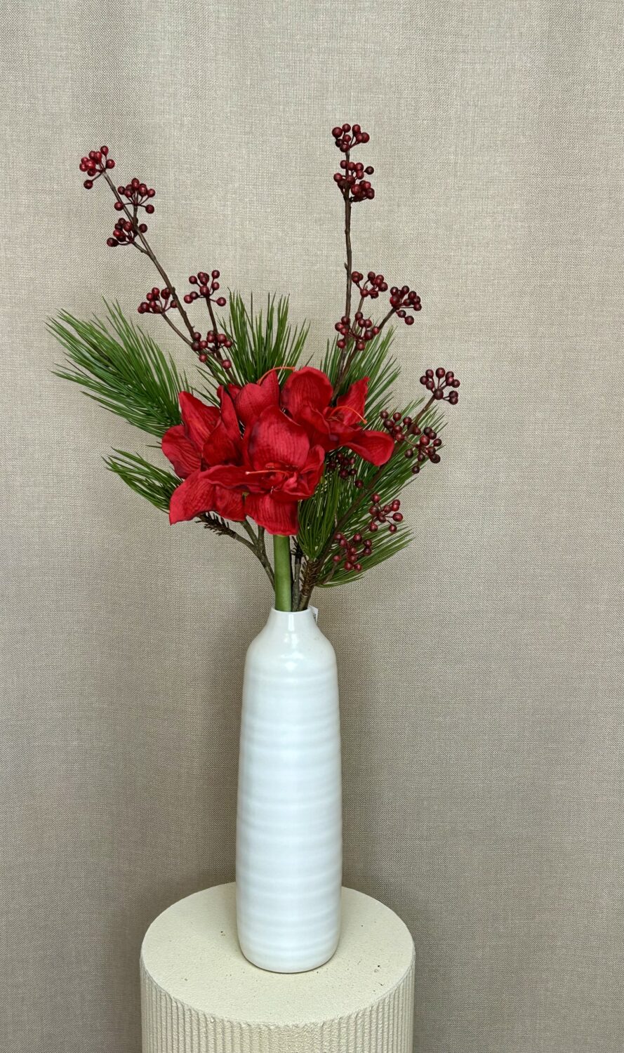 Amaryllis rød – 66 cm – inspiration og detaljer
