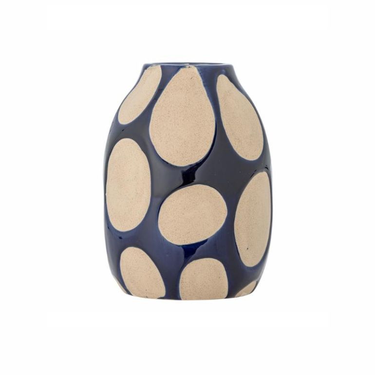 Bashir Vase, Blå, Stentøj