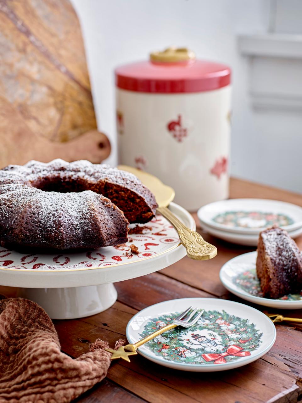 Yule krukke med låg – julemotiv – billede 2
