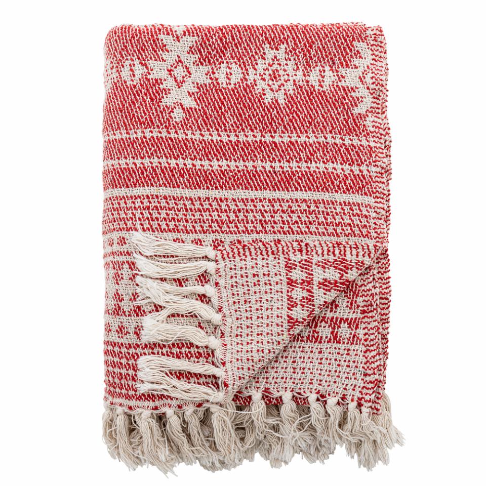 Oia plaid – rød