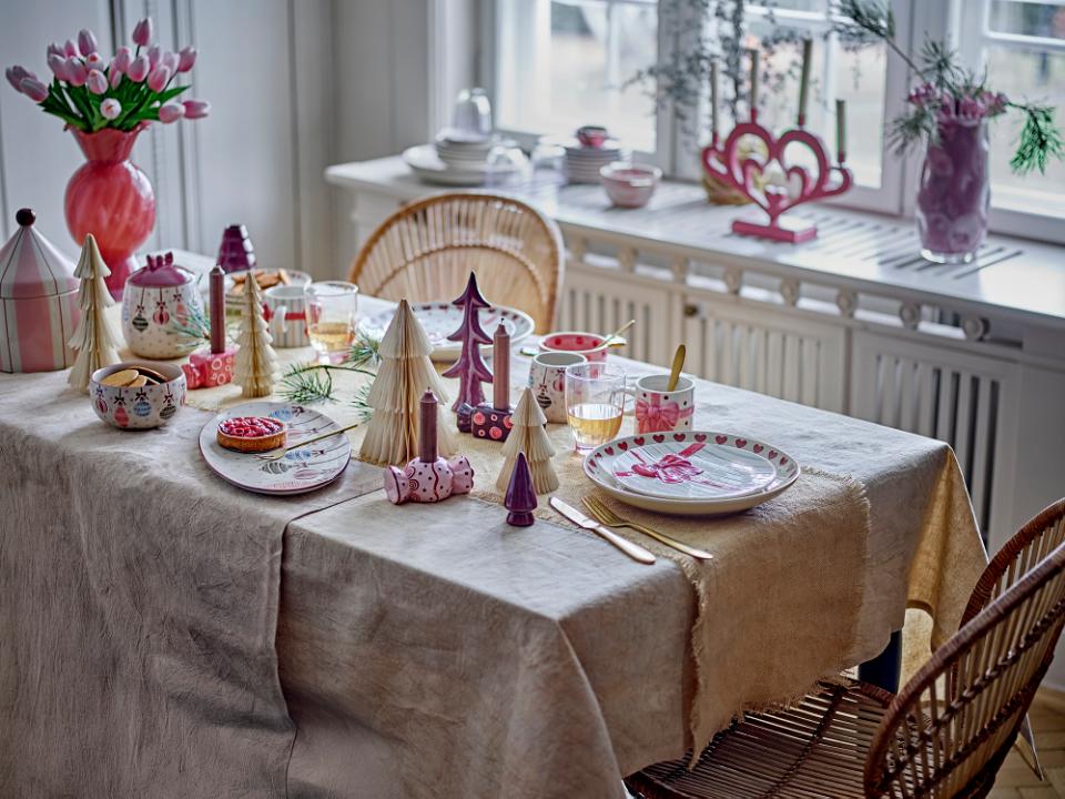 Bowie krus – rosa, sæt med 4 – billede 2