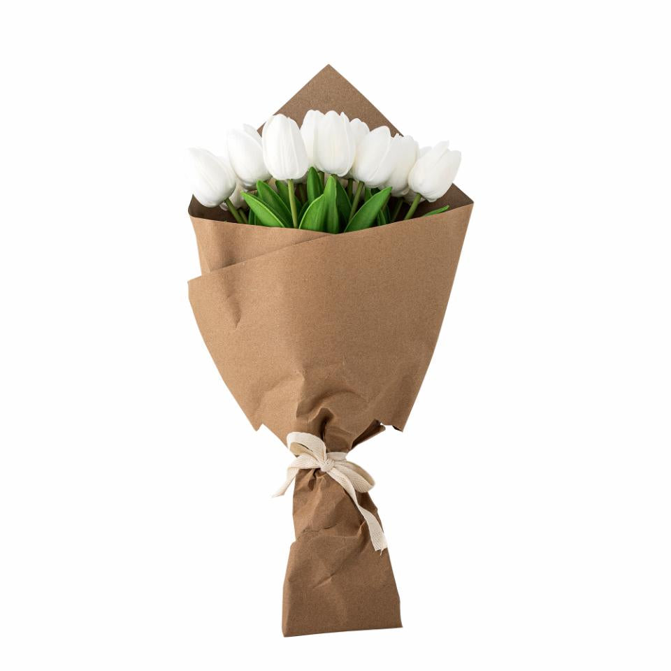 Tulip buket – hvid – billede 3