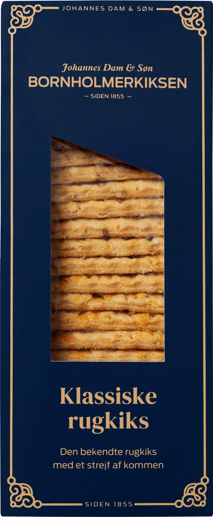 Bornholmske rugkiks, blå 175g